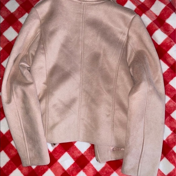 Girls Youth Forever 21 Faux Suede Biker Jacket 11/12 - Picture 2 of 4